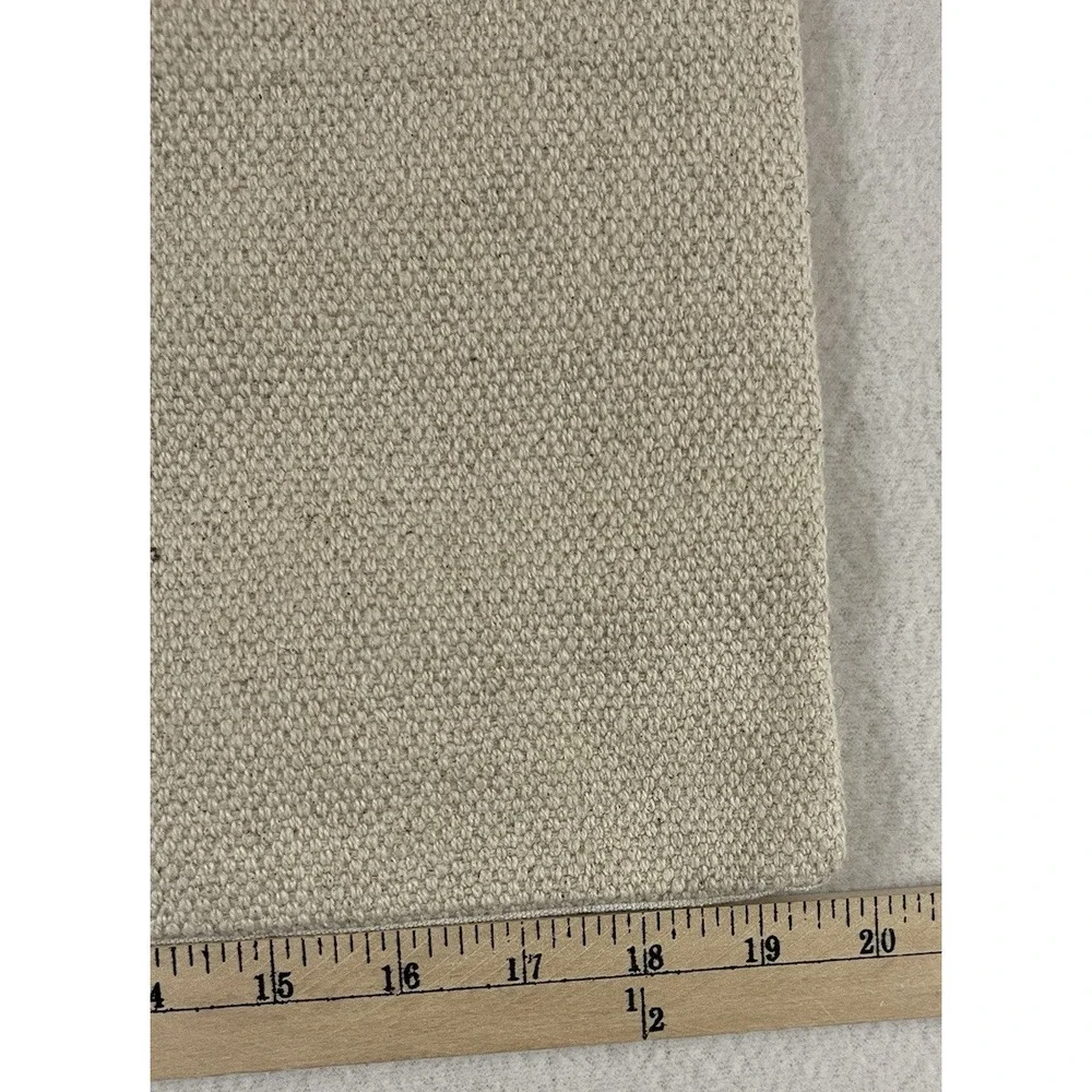 Creative Co-Op‎ Pillow Heart 3D Colorful Sham Ecru Artsy Appliquéd Chindi India